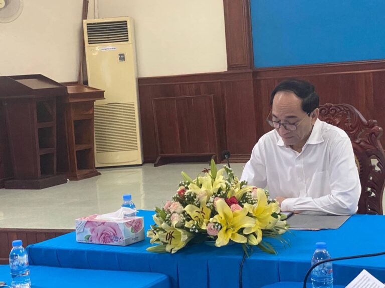 His Excellency Secretary of State Pen Sophal, Co-Chair of the Working Group to Promote the Preparation of the Master Plan