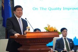 The government's public service reform, especially improving the capacity of officials, building institutions, and motivating officials