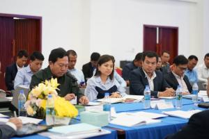 The first meeting of the working group to promote the preparation of land use master plans and land use plans at the city and district levels of Kandal province.