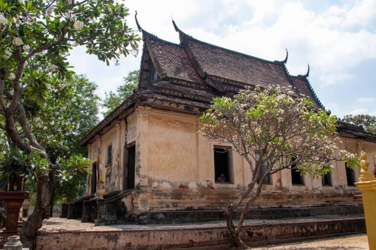 Ancient temple of Wat Khet, Chroy Changvar District, Phnom Penh
