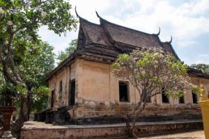 Ancient temple of Wat Khet, Chroy Changvar District, Phnom Penh