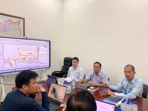 His Excellency Secretary of State Lor Davut invites to lead a meeting to review and verify the map data of the Tonle Sap Lake area