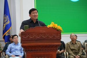 Meeting to discuss and promote land registration work in Prey Veng province on the afternoon of April 24, 2024 (1)