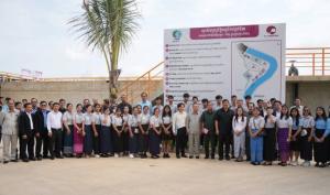 The third wastewater treatment plant in Sihanoukville province was officially inaugurated on the morning of March 22, 2024
