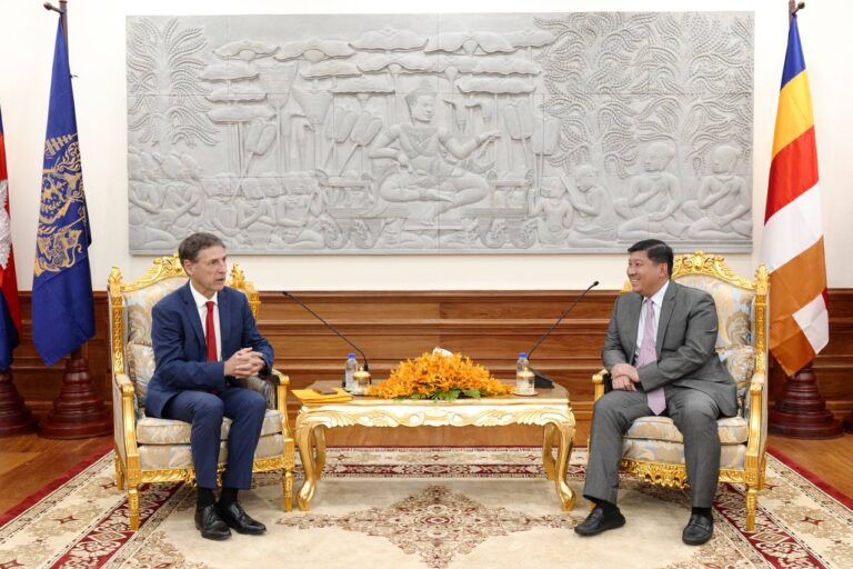 Ambassador Jacques Pellet expressed his warm congratulations to His Excellency the Deputy Prime Minister, who was appointed as Minister of Land Management, Urban Planning and Construction