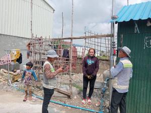 The demarcation and measurement of land parcels for landowners in Toul Sambor village and the ongoing assessment of land parcels in East Prey Veng village and Toul Sambor village, Prey Veng Sangkat, Dangkor District, Phnom Penh