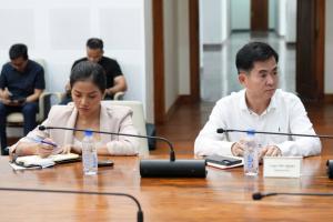 Life meeting of the information working group to review, monitor, and set directions for further implementation of the work of producing and disseminating information in the fields of land management, urban planning, and construction