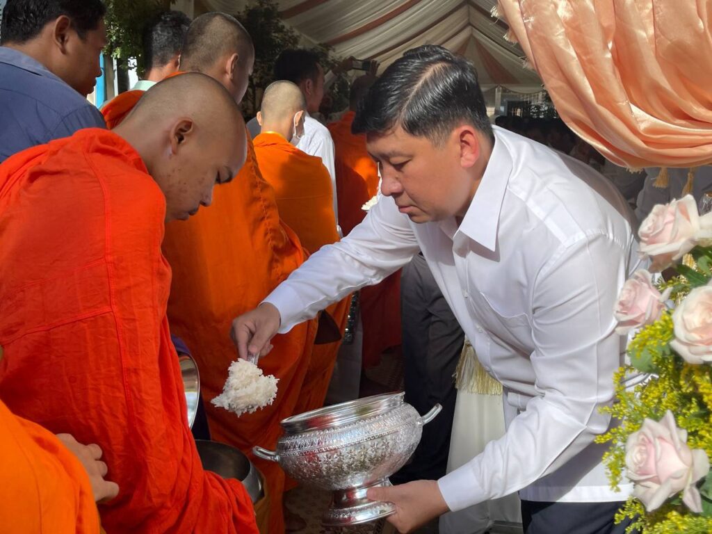 A ceremony to pay tribute to the victims of the Pol Pot genocide at Tuol Sleng Genocide Museum on the occasion of the Kan Ben and Pchum Ben festivals