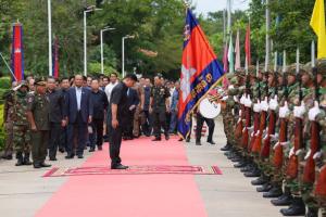 Greetings to the officers and soldiers of the 3rd Military Region Command, Kampong Speu Province on the occasion of the Kan Ben and Pchum Ben festivals