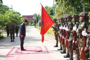 Greetings to the officers, lieutenants, and privates of the 3rd Military Region Command and the Army Headquarters on the occasion of the traditional national Pchum Ben festival