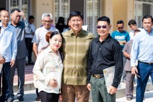 This smile stems from a culture of dialogue, finding new hope, and shared desires that have enabled us to achieve two achievements for the people of Preah Sihanouk Province.
